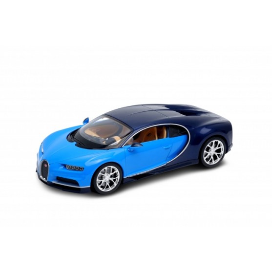 Bugatti Chiron 2017 Blue / Black 1:24