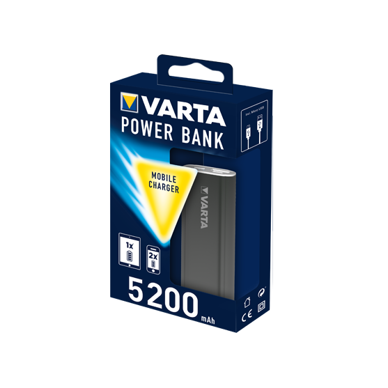 Power Bank Varta 5200mAh Antracite