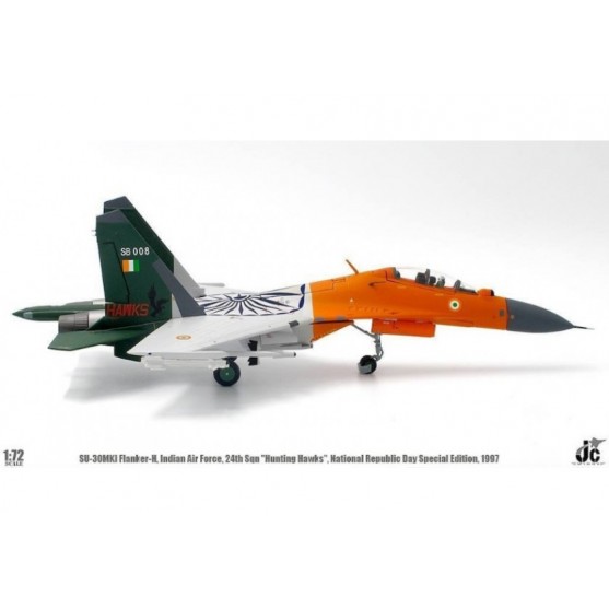 Sukhoi Su30MKI Flanker-H Indian Air Force 24th Sqn "Hunting Hawks" 1:72