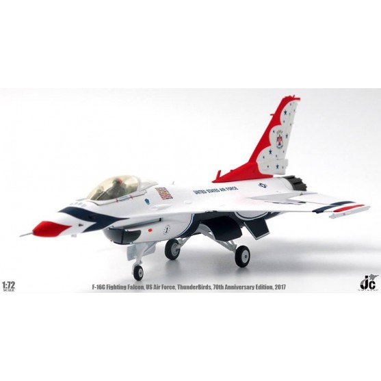 F16C Fighting Falcon USAF US Air Force ThunderBirds, 70th Anniversary Edition 2017 1:72