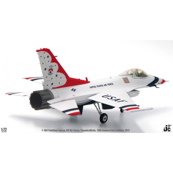 F16C Fighting Falcon USAF US Air Force ThunderBirds, 70th Anniversary Edition 2017 1:72