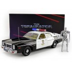 Dodge Monaco Metropolitan Police 1977 "Terminator" con T-800 Endoskeleton 1:18