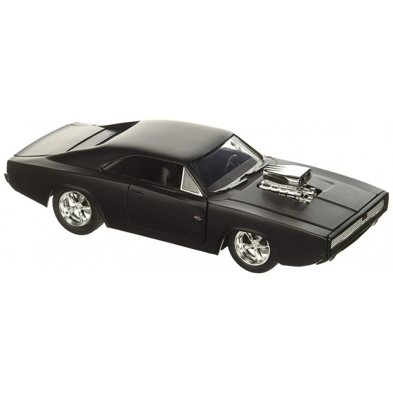 Dodge Charger R/T Dom's 1970 Fast & Furious Nero Opaco 1:24