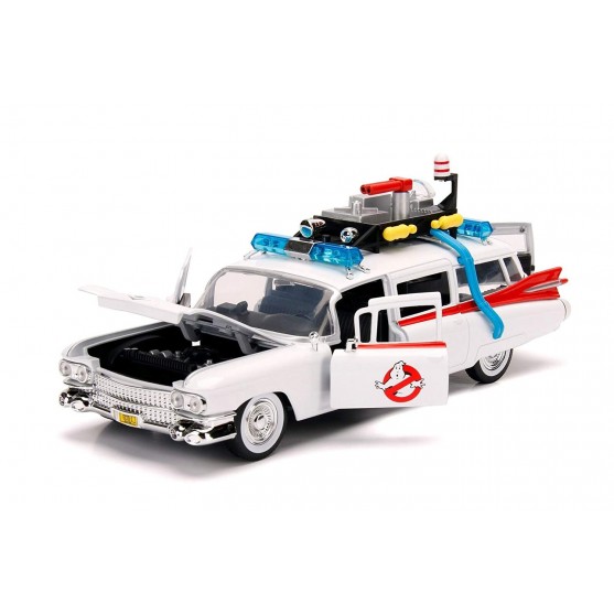 Cadillac Ambulance 1959 "Ghostbusters Ecto-1" white/red 1:24