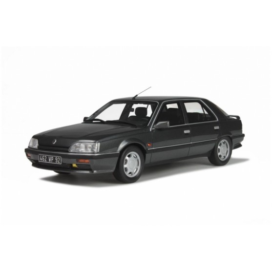 Renault R25 V6 Injection 1988 Gris Tungstene Interior Black 1:18