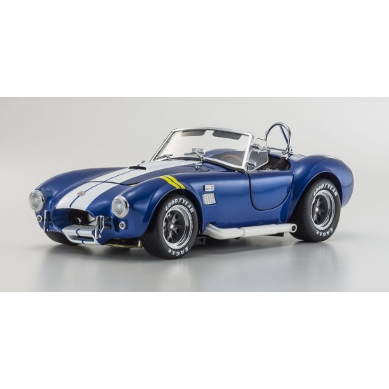 Shelby Cobra 427S/C Blue with Yellow line 1:18