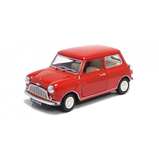 Morris Mini Minor 1959 Red 1:18