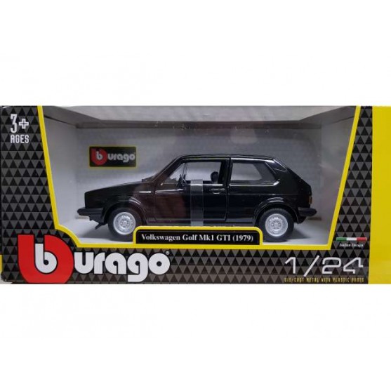 Volkswagen Golf MkI 1979 GTI Black 1:24