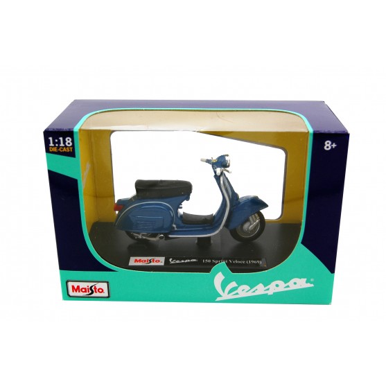 Vespa Piaggio 150 Sprint Veloce 1969 Blue 1:18