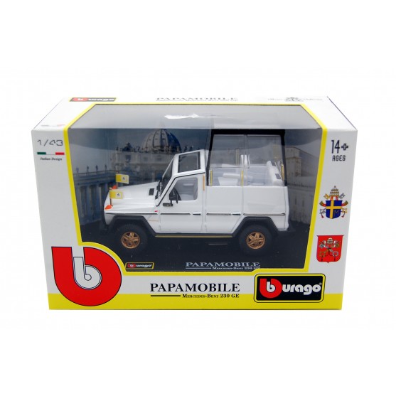 Mercedes-Benz 230GE Papamobile SCV white 1:43