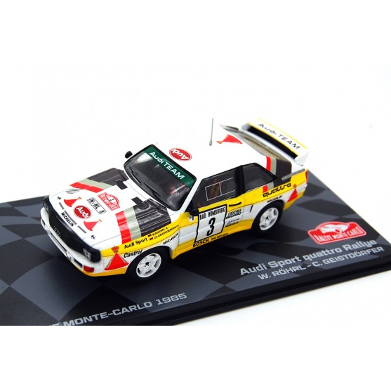 Audi Sport Quattro Rallye Monte Carlo 1985 W. Rohl - C. Geistdorfer 1:433