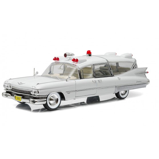 Cadillac Ambulance 1959 white 1:18