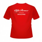 Alfa Romeo Team F1 T-Shirt Front Logo Red 2019