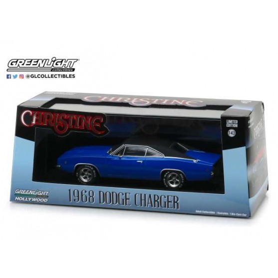 Dodge Charger 1968 Blue Dennis Guilder's "Christine" 1:43