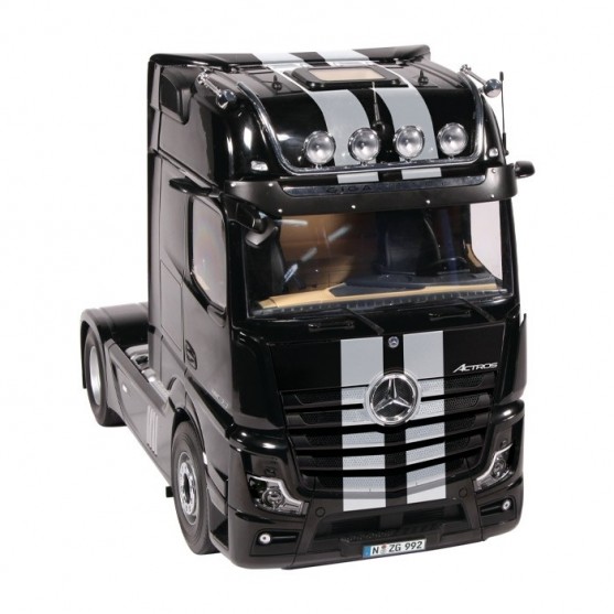 Mercedes-Benz Actros 2 1863 Gigaspace 2018 4*2 black with stripes 1:18