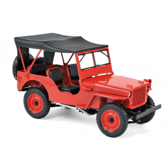 Jeep Willys 1942 Red 1:18