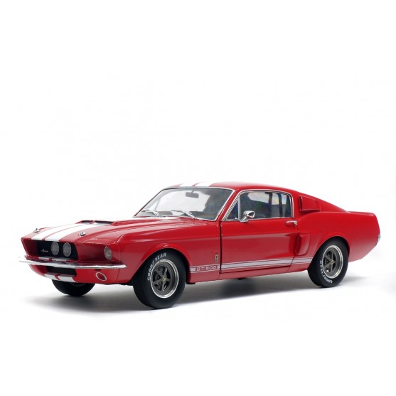 Shelby Mustang GT 500 1967 Red with White stripes 1:18