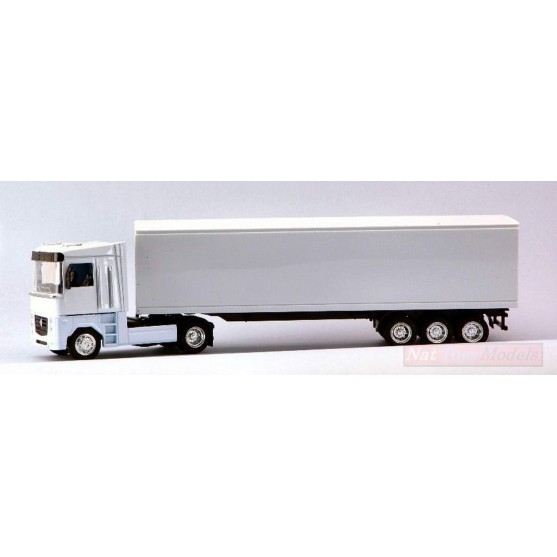 Renault Truck Magnum Ae500 con rimorchio bianco 1:43