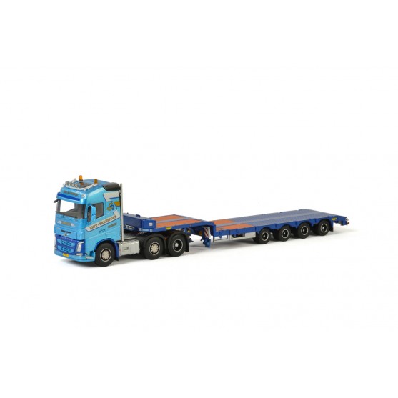 Volvo FH4 Globetrotter 6x4 Tein Steer Semi Lowloader 1:50