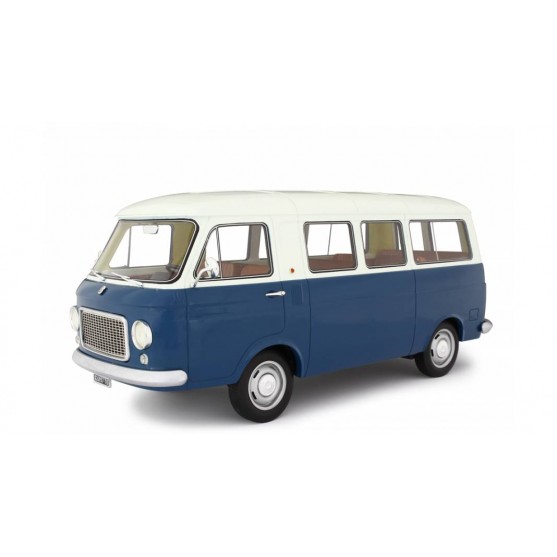 Fiat 238 1° serie 1967 Passeggeri Blu - Bianco 1:18