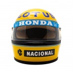 Ayrton Senna Bell Helmet Casco F1 1987 Team Lotus Honda 1:2