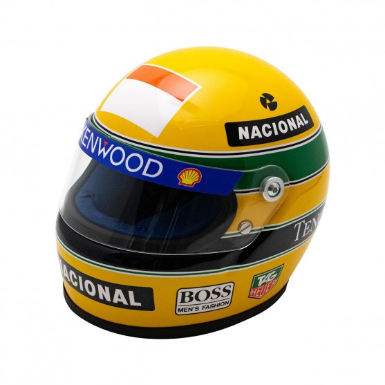 Ayrton Senna Bell Helmet Casco F1 1990 Team Mclaren Honda 1:2