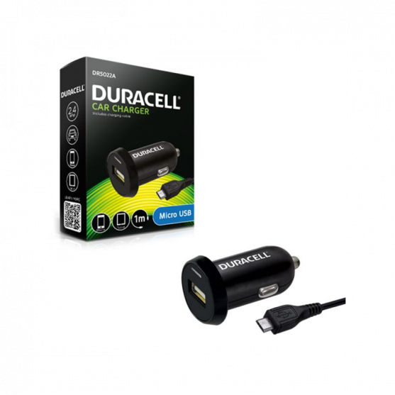 Duracell Presa Accendisigari USB + Cavo Micro Usb 1mt