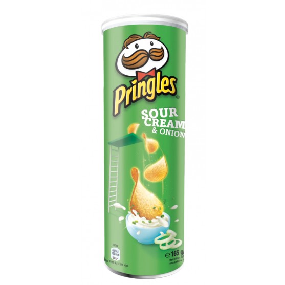 Pringles Green Sour Cream Onion 165 g