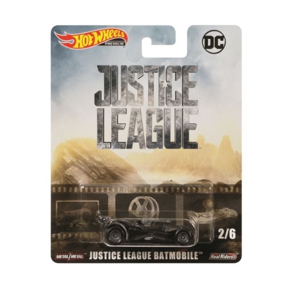Batmobile Justice League 2017 "Batman Real Riders" 2/6 Hotwheels 1:64