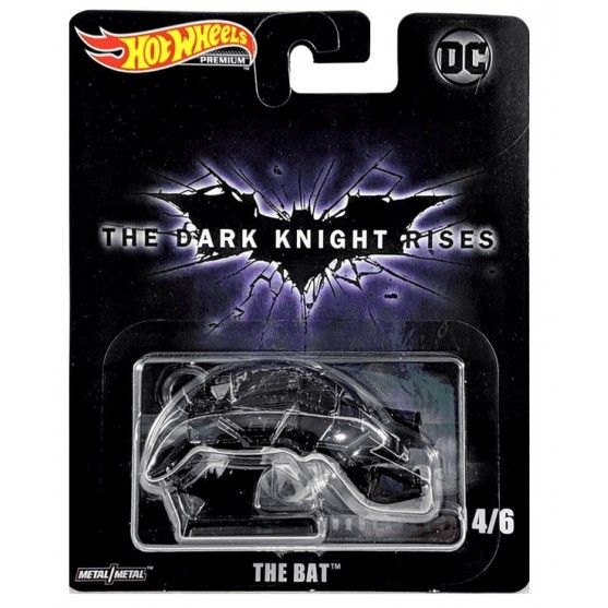 The Bat "The Dark Night Rises" 2008 "Batman Real Riders" 4/6 Hotwheels 1:64