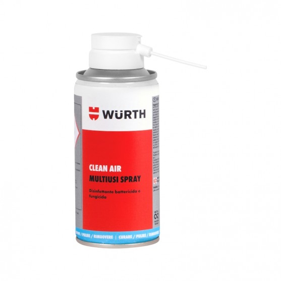 Clean Air Disinfettante Spray germicida e funghicida Wurth 150 ml