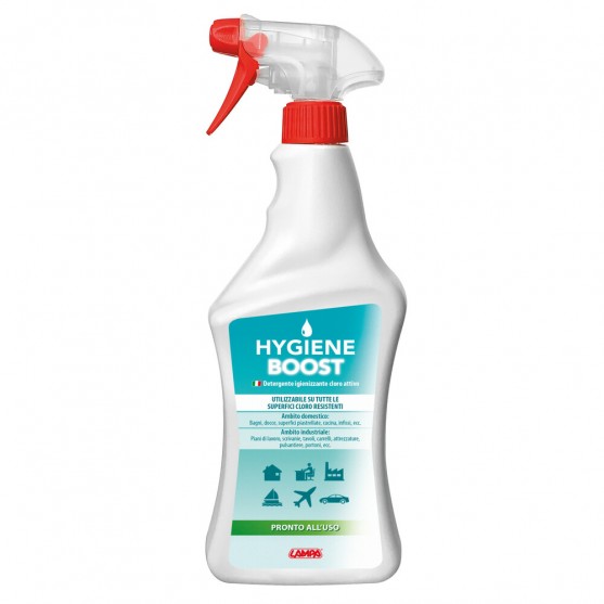 Hygiene Boost,detergente igienizzante cloro attivo 750 ml