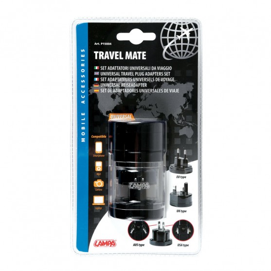 Travel Mate set adattatori universali da viaggio