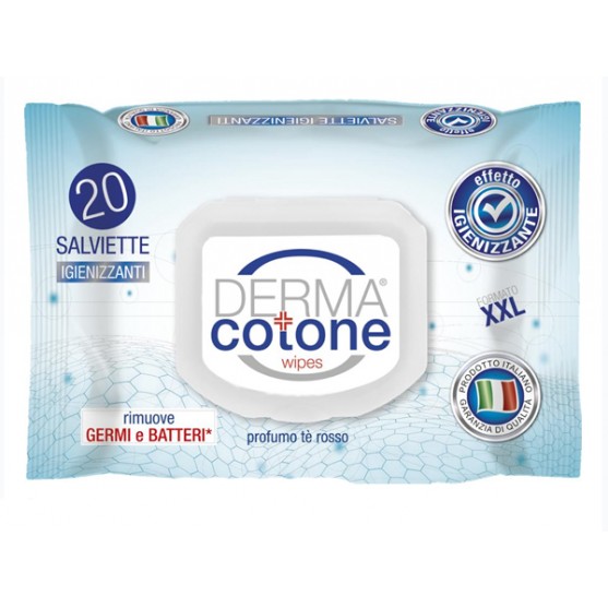 Salviettine Igienizzanti 20pz Derma Cotone