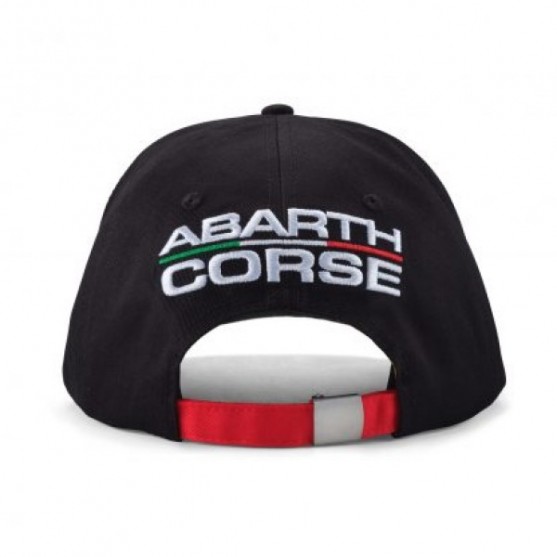 Abarth Corse Cappellino Visiera Baseball Black