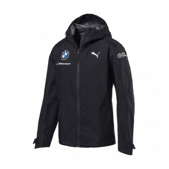 BMW M Sport Motorsport Team Uomo Rain Jacket Coat Impermeabile Puma