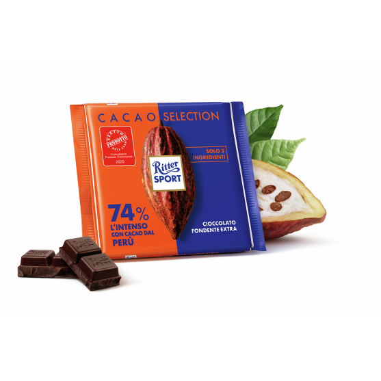 Ritter Sport Cacao Selection 74% Perù 100gr