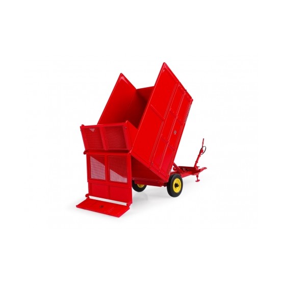 Massey Ferguson MF 21 - 3.5 Ton tipping trailer with Silage extension sides rimorchio 1:32