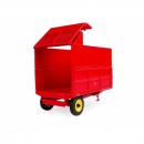 Massey Ferguson MF 21 - 3.5 Ton tipping trailer with Silage extension sides rimorchio 1:32