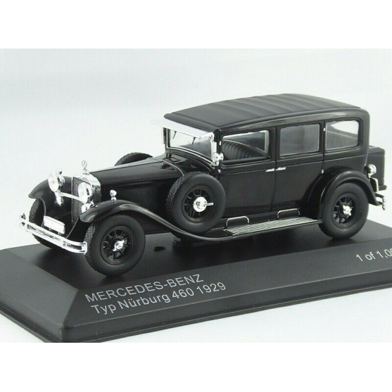 Mercedes Benz Type Nürburg 460 (W08) 1929 Black Scale 1:43