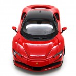Ferrari SF90 Stradale Red - Black 1:24