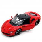 Ferrari SF90 Stradale Red - Black 1:24