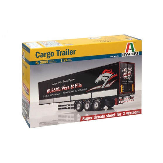 Rimorchio Cargo Trailer Kit 1:24