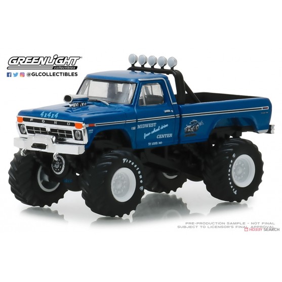 Ford F-250 Monster Truck Midwest Four Wheel Drive & Performance Center 1974 "Kings of Crunch" Serie 3 1:64