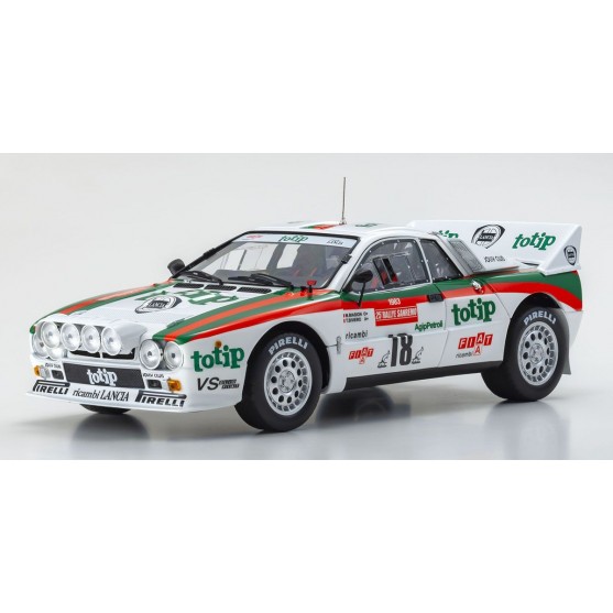 Lancia 037 Rally Jolly Club Totip 5th Rallye San Remo 1983 Miki Biasion - Tiziano Siviero 1:18