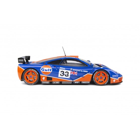 McLaren F1 GTR Gulf Racing 9th 24h LeMans 1996 J.J. Lehto - James Weaver - Ray Bellm 1:18