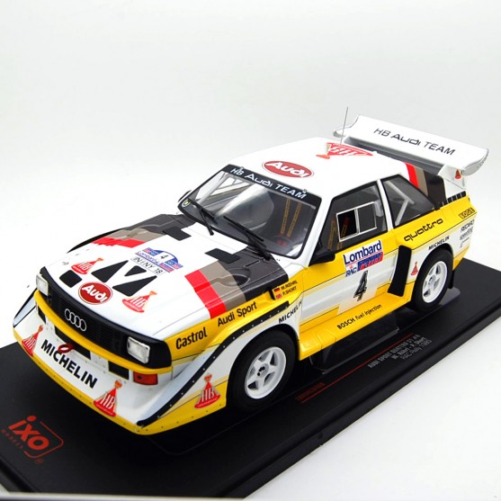 Audi Sport Quattro S1 1985 Rally RAC W. Rohrl - P. Short 1:18