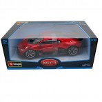 Bugatti Divo 2018 Metallic Red - Carbon Black 1:18