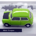 Mini Cooper "Mr. Bean" lime/black 1:43