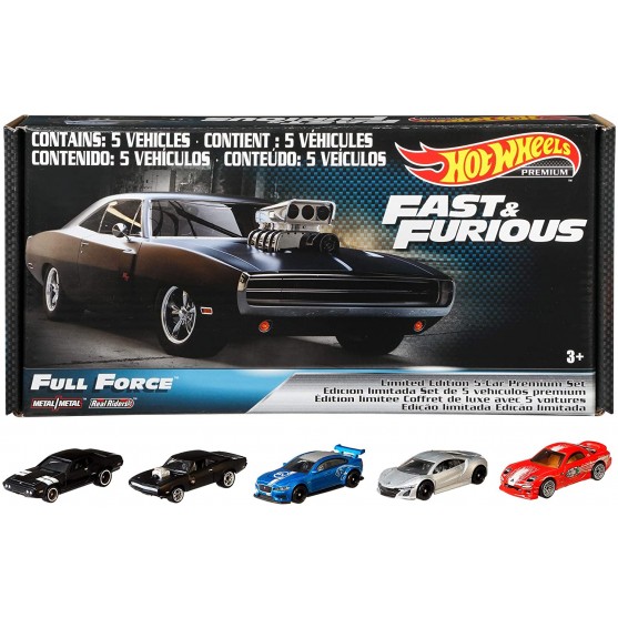 Fast & the Furious gift box of 5pcs 1:64